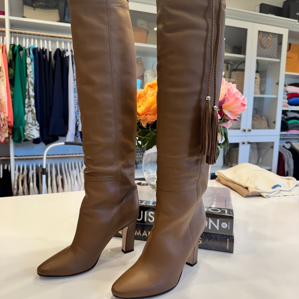 Tamara Mellon cinch tassel accent boots - Picture 5 of 8